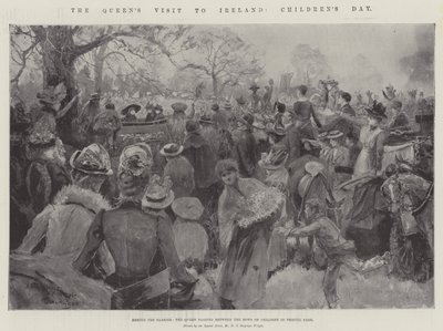 La visita della Regina in Irlanda, Giorno dei Bambini da Henry Charles Seppings Wright